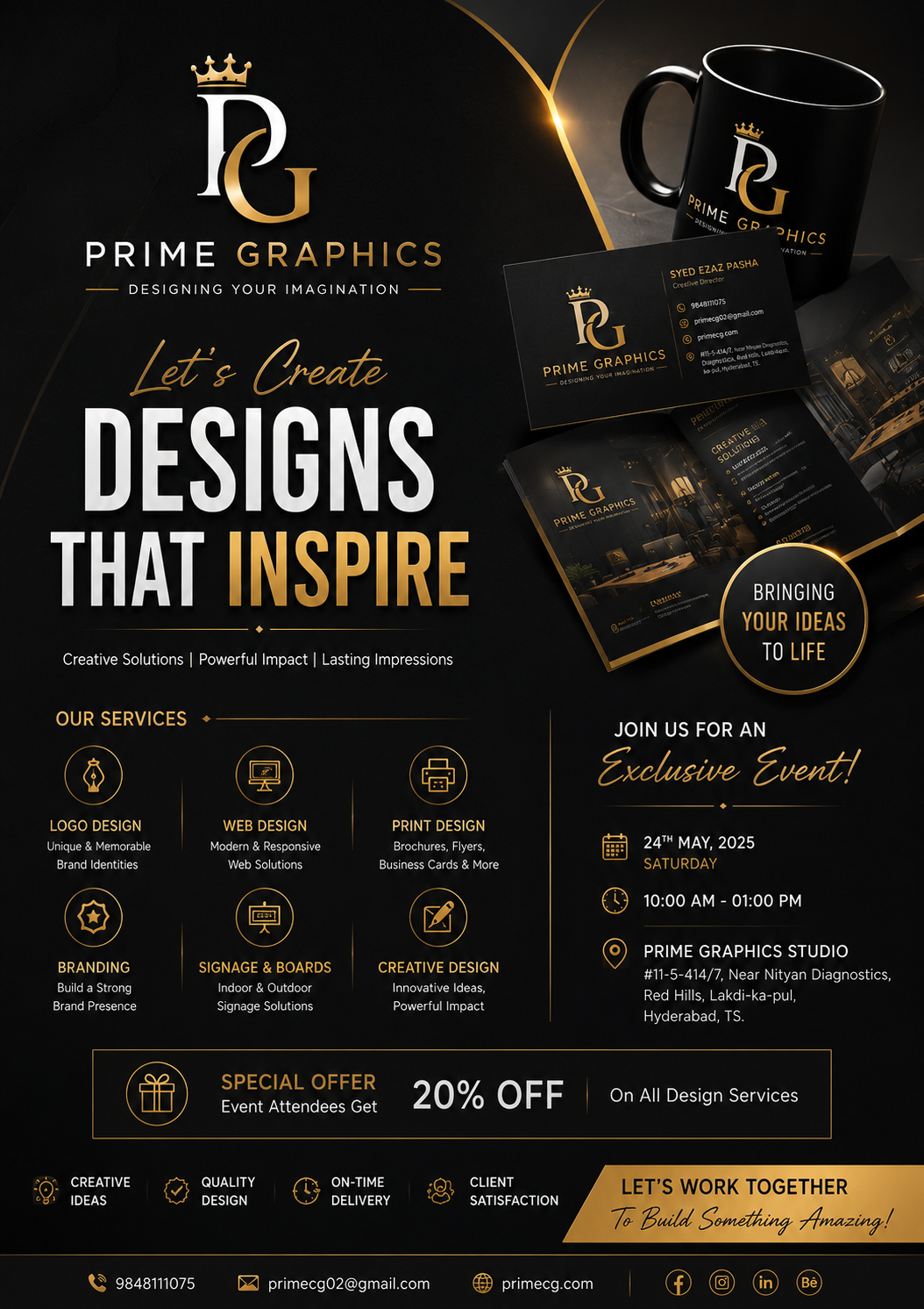 Marketing Flyers and Pamphlets Printing - Prime Graphics Hyderabad